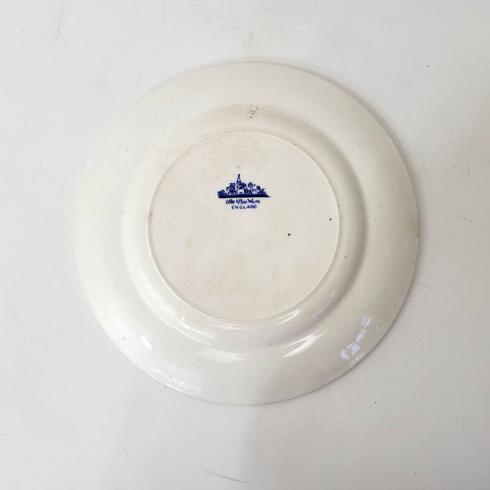 Old Alton Ware England Blue Pagoda 9" Plate - Picture 3 of 4